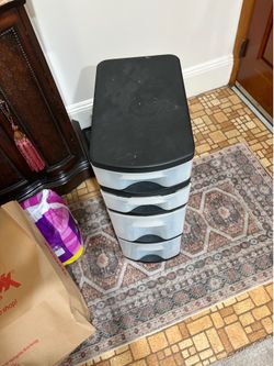 Four Drawer Shelf. Perfect Condition just the outside needs cleaning