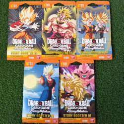 Dragon Ball Super Card Game Fusion World Story Booster 01 – Lot of 5