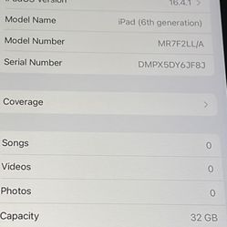 Apple iPad 6th Gen MR7F2LL/A