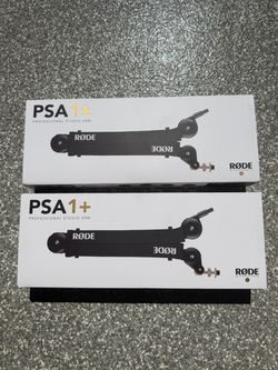 2 New RØDE PSA1+ Professional Microphone Studio Boom Arms
