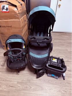 NEW 2026! Baby Trend EZ Ride SE Travel System with Secure-Lift Infant Car Seat
