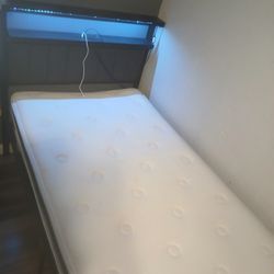 Twin Bed Frame With LED Lights