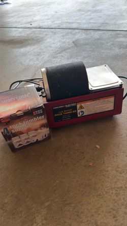 Rock tumbler with supplies!