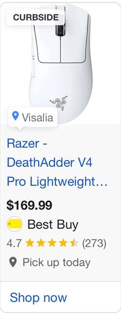 BRAND NEW Razer - DeathAdder V4 Pro Lightweight Optical Gaming Mouse