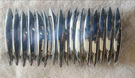 Vintage MCM Chrome Cabinet Pulls