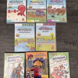 Kids Learning DVDs  STEM Math And Science $10 Each $10