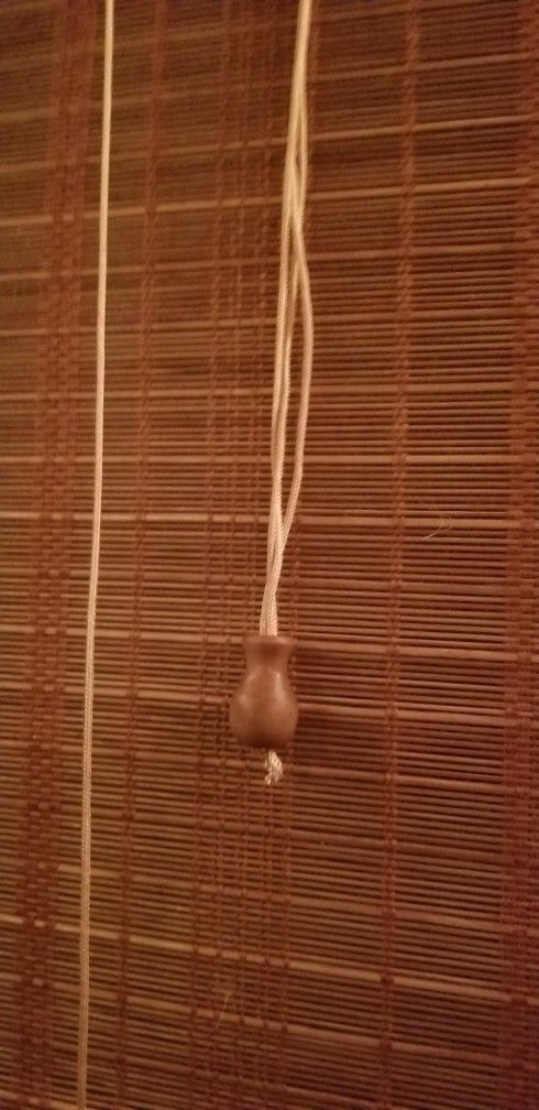 Bamboo Window Blind Like new