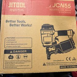JITOOL JN55c 15 Degree Industrial Coil Nailer 