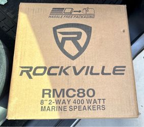 New Rockville boat speakers