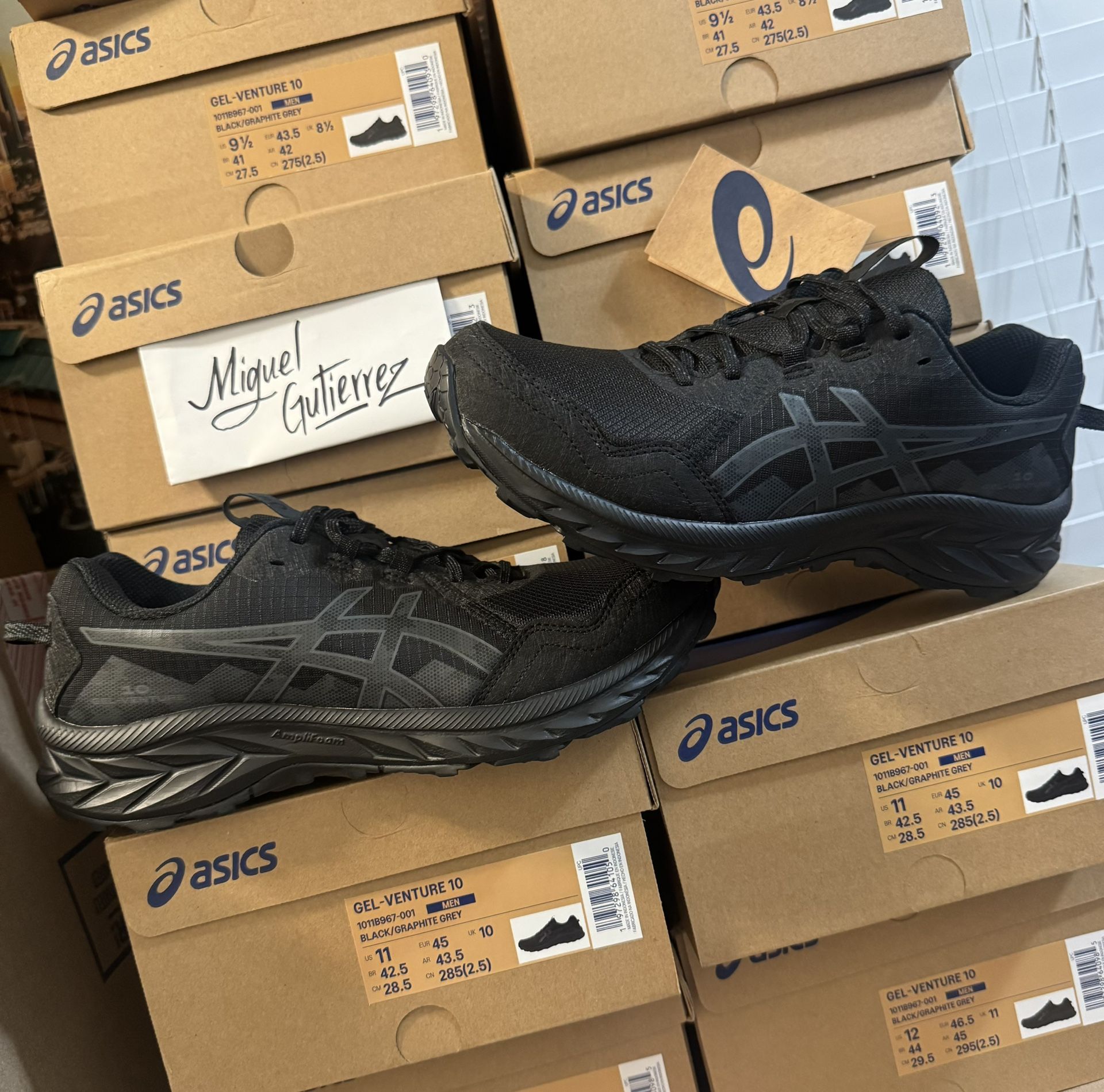 ASICS GEL VENTURE 10 BLACK