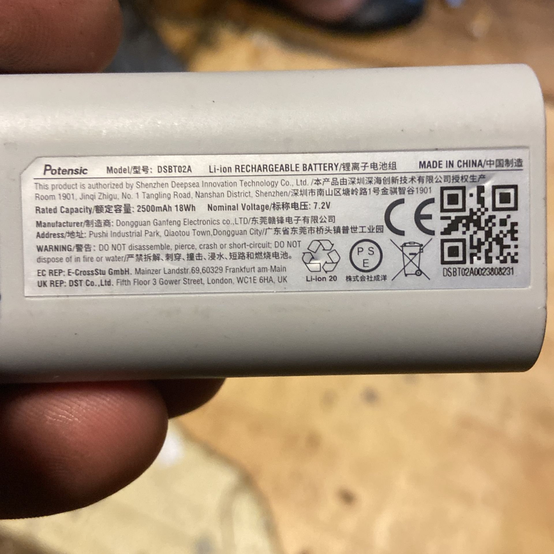 Potensic Atom Se Battery!!!! New!!