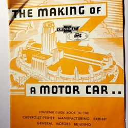 VINTAGE Making Of A Motor Car BOOKLET