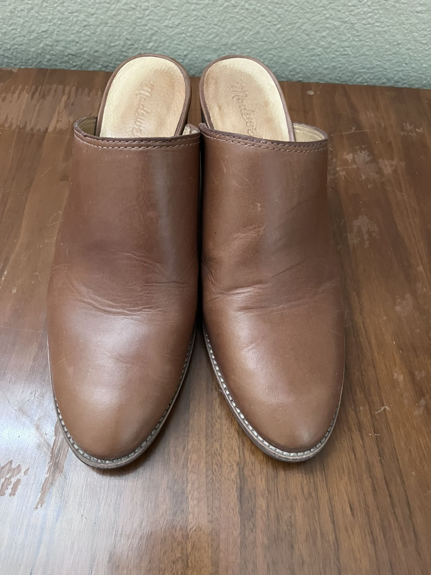 Women’s Madewell Leather Mules - Size 10