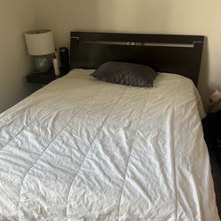 Full Size Bed Frame + Mattress – Great Condition – Ready for Pickup
