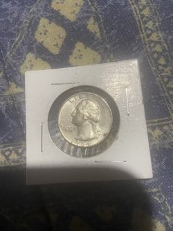 1964. Quarter.  D. Mint mark.