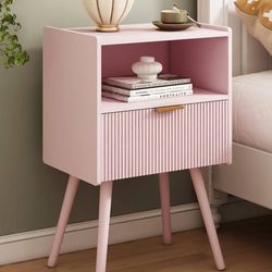 Pink nightstand