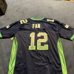 Men’s Seattle Seahawks #12 Fan, Nike On Field Fully stitched jersey. Sz 48