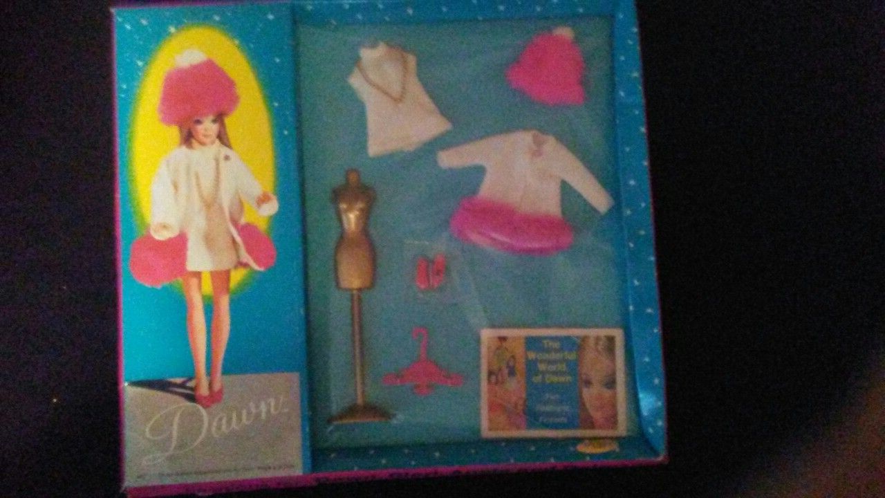 Vintage Dawn doll outfits mint in boxes