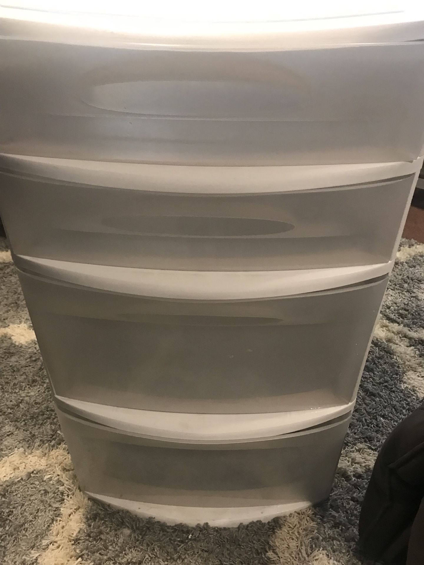 Sterile storage container 4 drawers 3ft tall