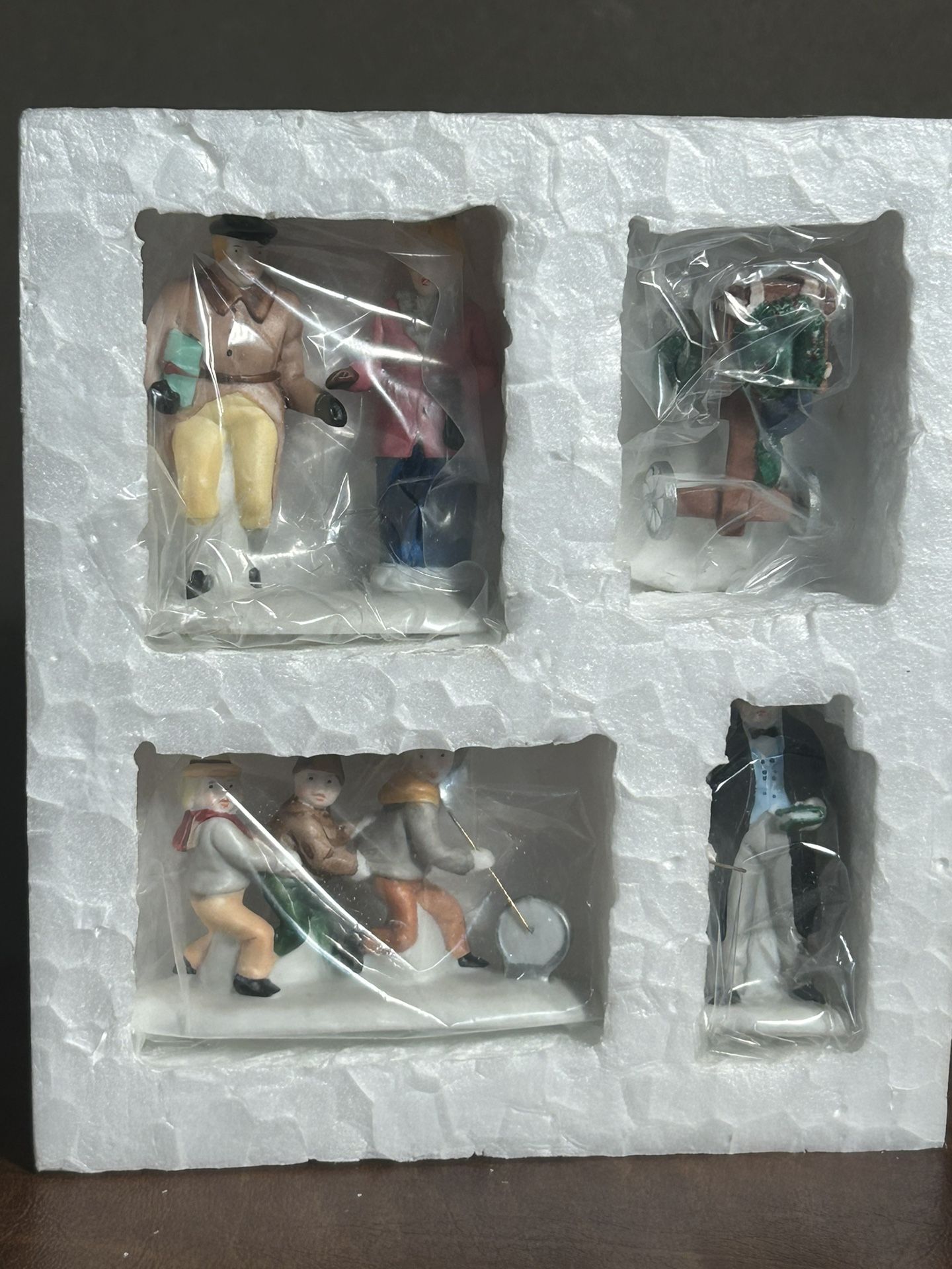 Lot Of 7 Department 56 Christmas Village Sets