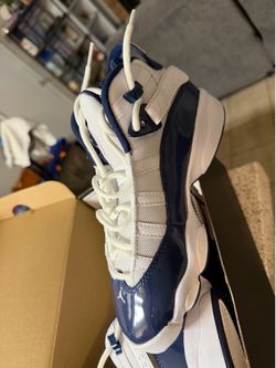 Title: Brand New Jordan Jumpman Two Trey (GS) Size 4.5Y  Description: Brand new Nike Air Jordan Jumpman Two Trey (GS) Color: White / Game Royal / Blac
