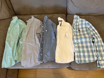 Boys long sleeve dress shirts various sizes