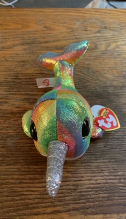 Ty beanie boos Nori Narwal beanie baby