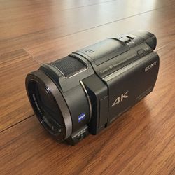 Sony Handycam FDR-AX33 – 4K Ultra HD Camcorder with Zeiss Lens – Excellent Condition