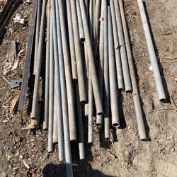 30 Plus Galvanized Steel Posts + Hinges & Parts