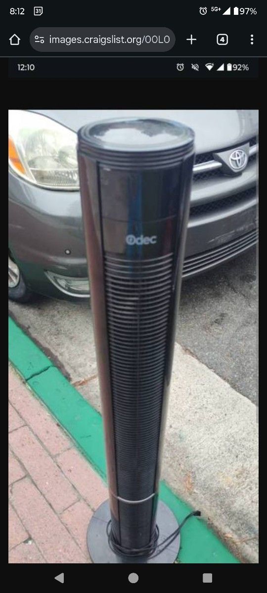 Slim Bladeless Odec Fan