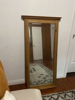 Long Wood Mirror