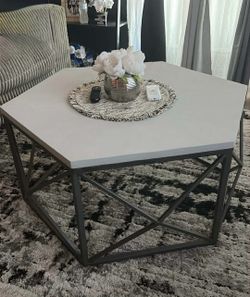 Beautiful gray wash coffee table