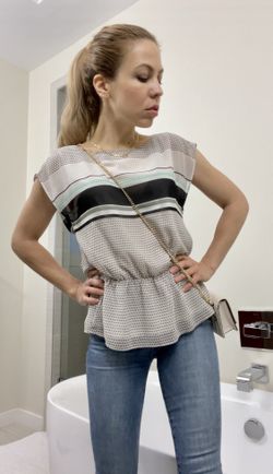 Ann Taylor Summer Blouse XS/0