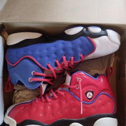 Nike Air Jordan Jumpman Team II GS University Red Blue White 