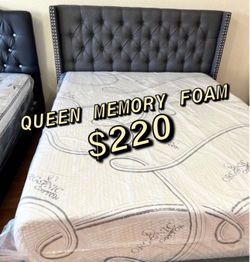 New queen memory mattress