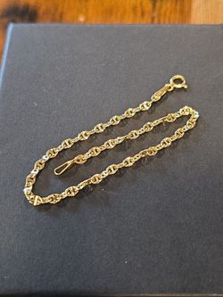 7" 2mm twisted gucci 10k