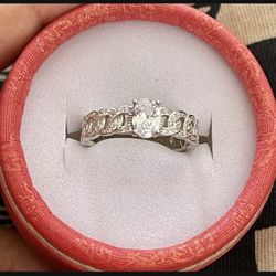 925 Sterling Silver Cuban Ring Size 8 #wedding