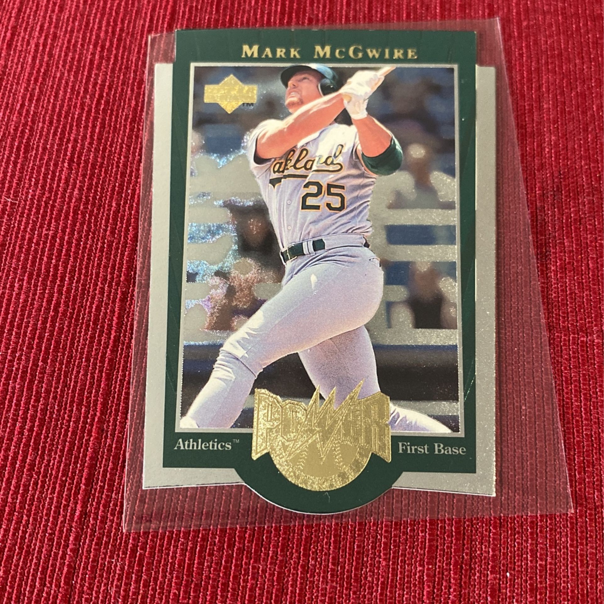 1996 Upper Deck Die Cut Mark McGwire