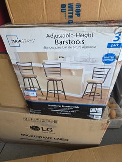 Mainstays 3 Pack Barstools