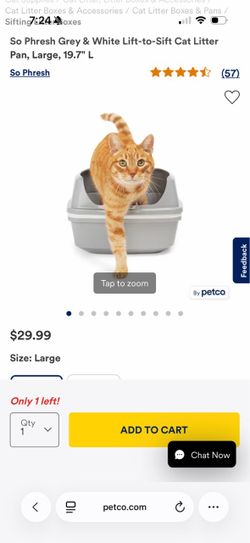 So Phresh Lift-to-Sift Cat Litter Pan Large