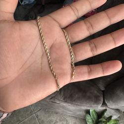 Rope Gold Bracelet 14k 
