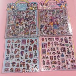 Kpop Puffy Stickers $4 Each 