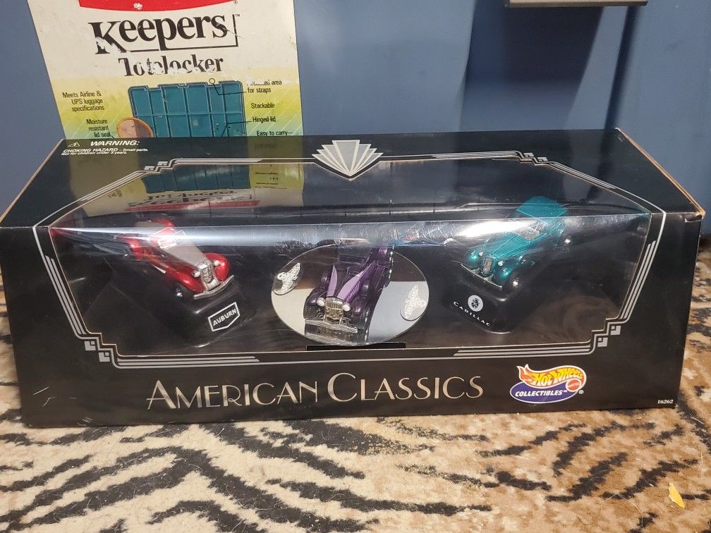 Vintage Hot Wheels American Classics 3 Car Boxed Set