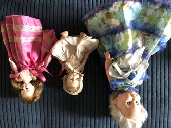 3 Very Old Dolls