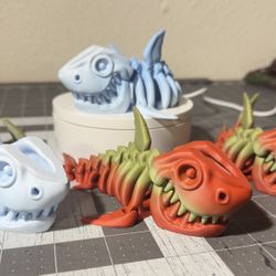 3d Printed Sharks Skeleton 