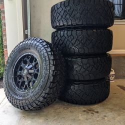 35x12.5 R17 All Terrain Wheels And Tires **FREE FULL-SIZED SPARE**