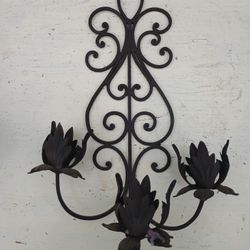 Metal Candleholder  Wall Mount