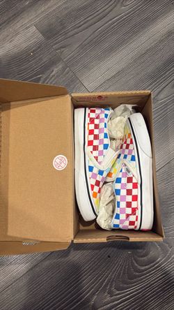 Kids rainbow vans