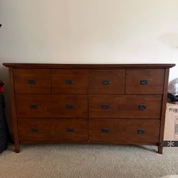 Mahogany Hardwood 6-Drawer Dresser