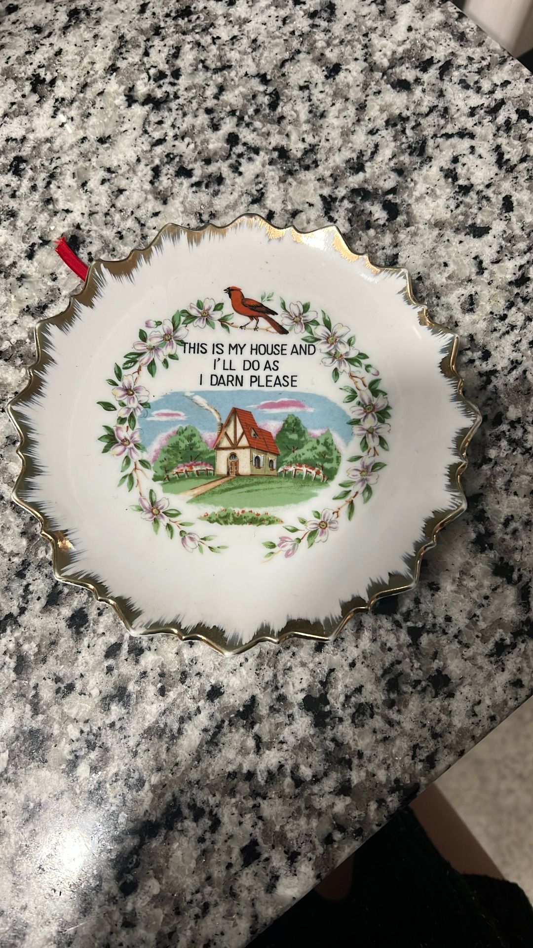 Vintage Decorative Plate